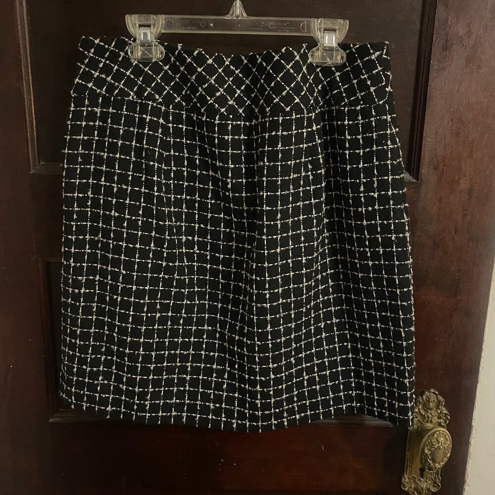 Loft Black and White Skirt - Suit Skirt - Size 6